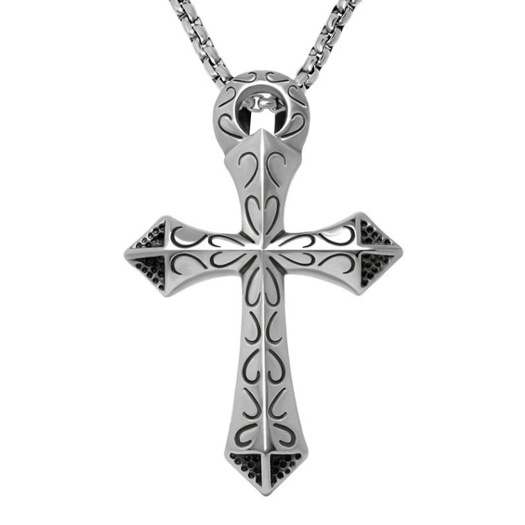 Wholesale Musical Note Titanium Steel Men's Necklace